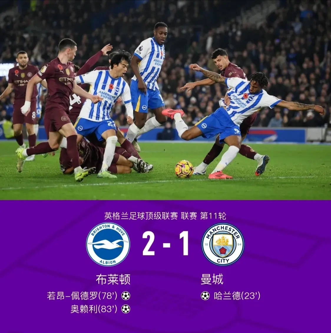布莱顿客场逼平水晶宫，英超保级形势稍显缓和的简单介绍