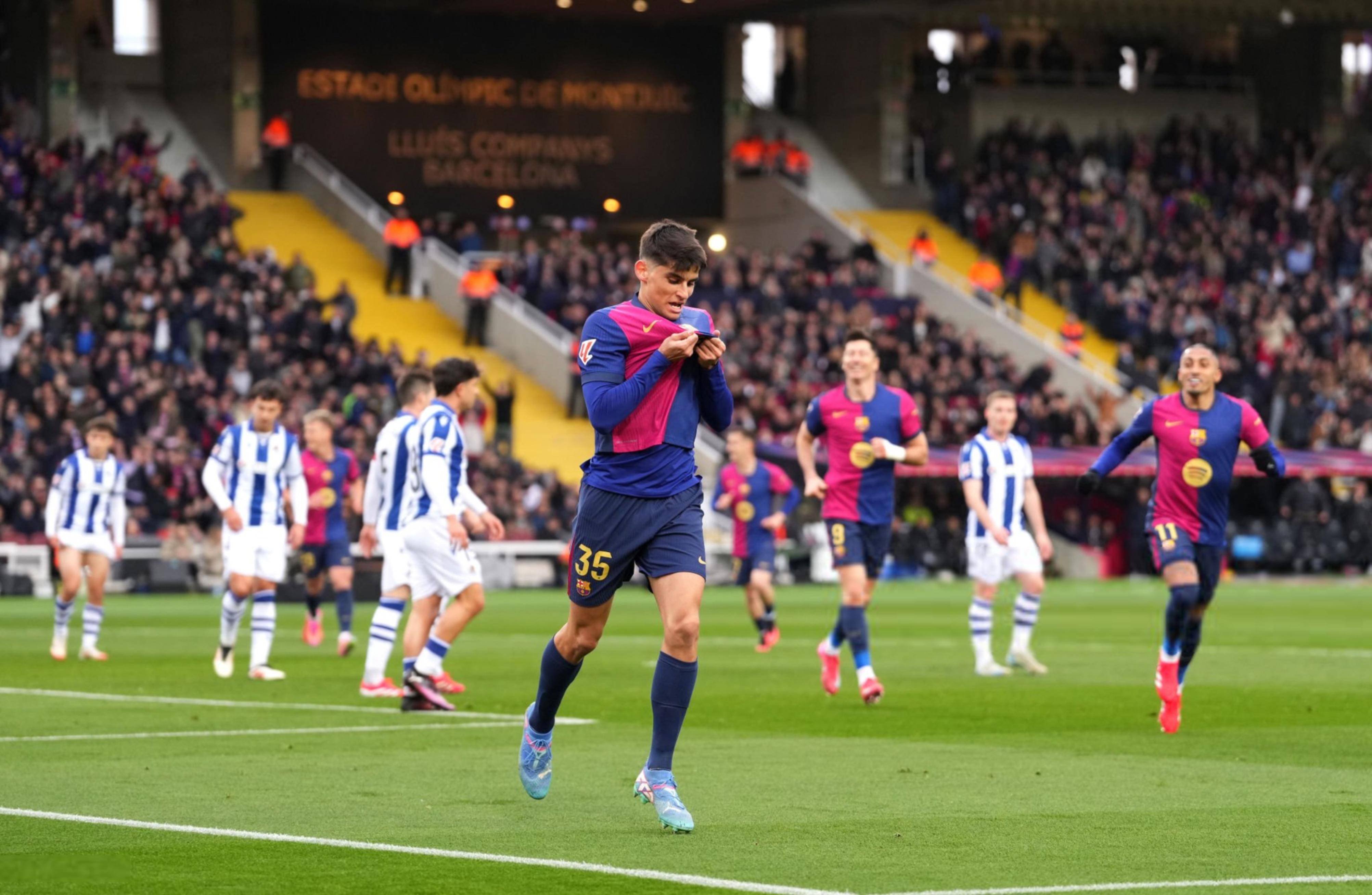 包含巴萨对阵皇家社会，三月不败如何传奇的词条